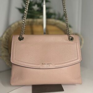 Kate Spade New York Florence Baby Pink Shoulder Bag Pebbled Leather #S338 EUC